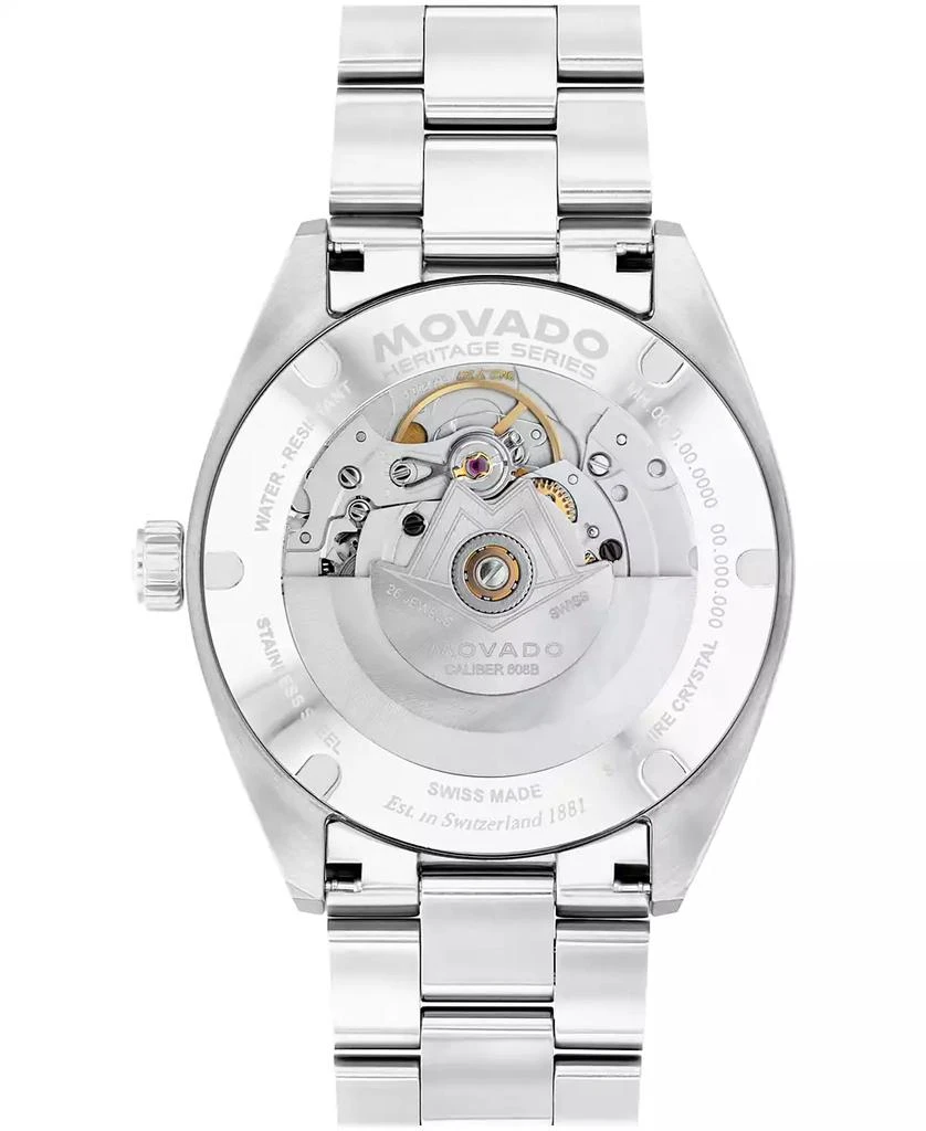 Movado Men's Calendoplan S Swiss Automatic Stainless-Steel Watch, 40mm 3