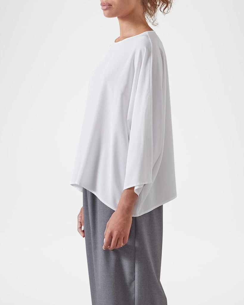 Eskandar Boat Neck Top (Mid Length) 3
