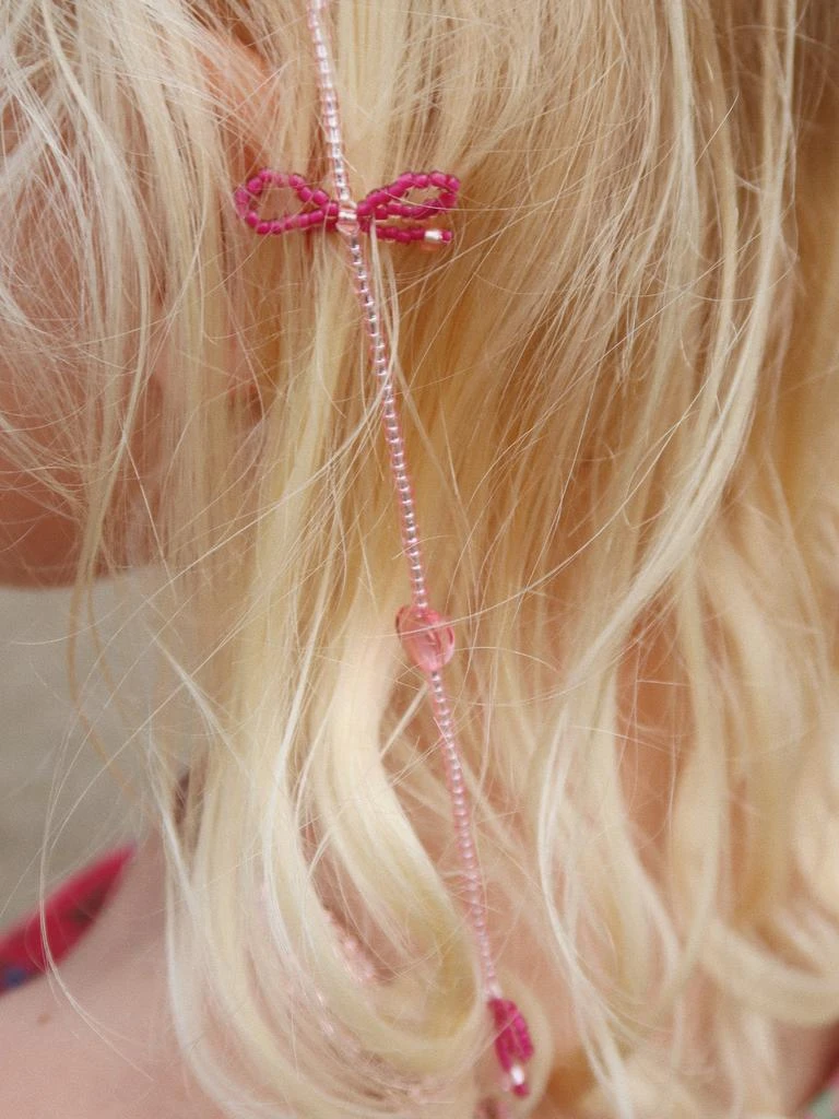 Konges Slojd Girls 2 Pack Pearly Tassel Hair Clip in Pink 2