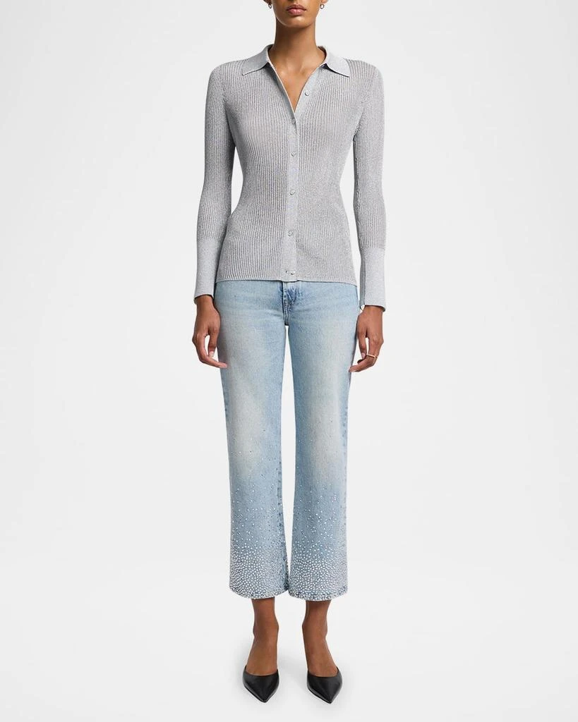 7 For All Mankind Logan Embellished Stovepipe Jeans 2