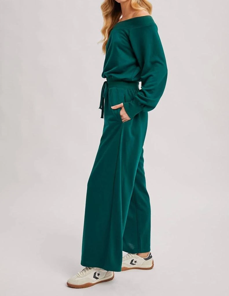 BluIvy Bluivy - Wide Neck Off the Shoulder Knit Jumpsuit 9