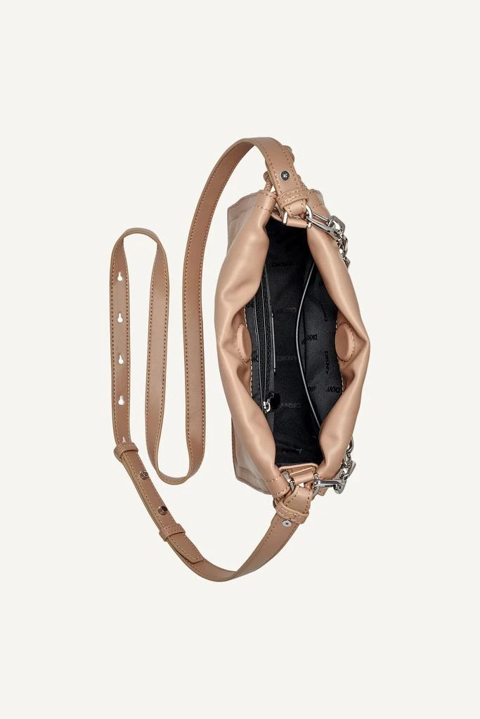 DKNY HALLE LOGO DRAWSTRING CROSSBODY BAG 3