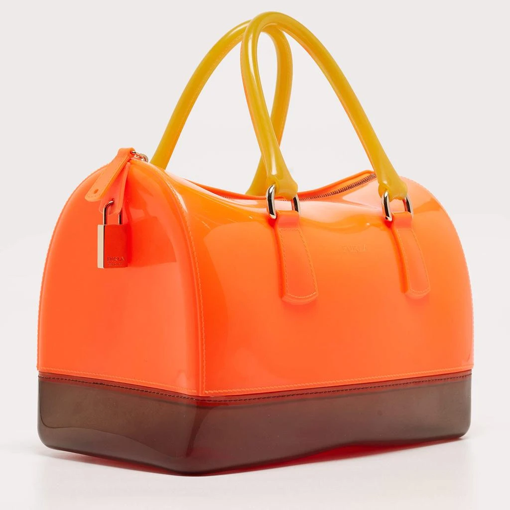 Furla Furla Tri Color Rubber Candy Satchel 3
