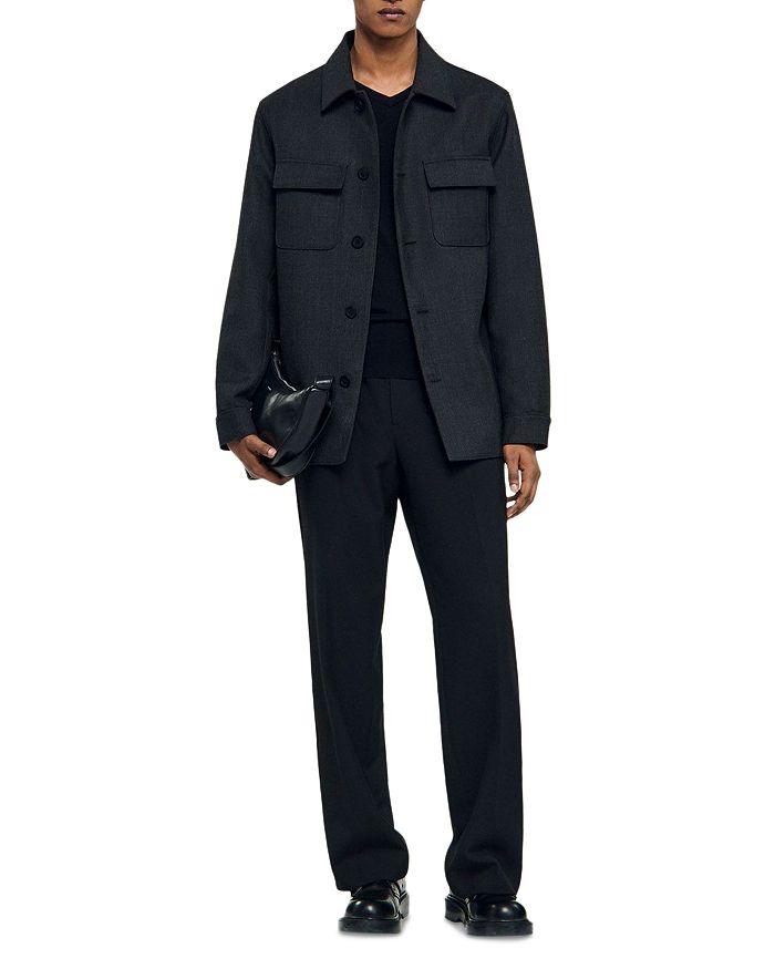 Sandro Heathered Overshirt