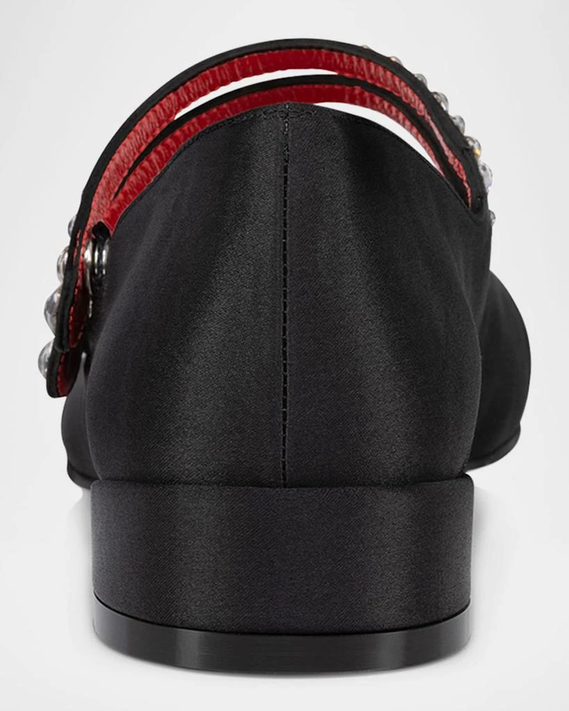 Christian Louboutin Girl
s Jane Fille Strass Ballerina Flats, Toddlers/Kids 3