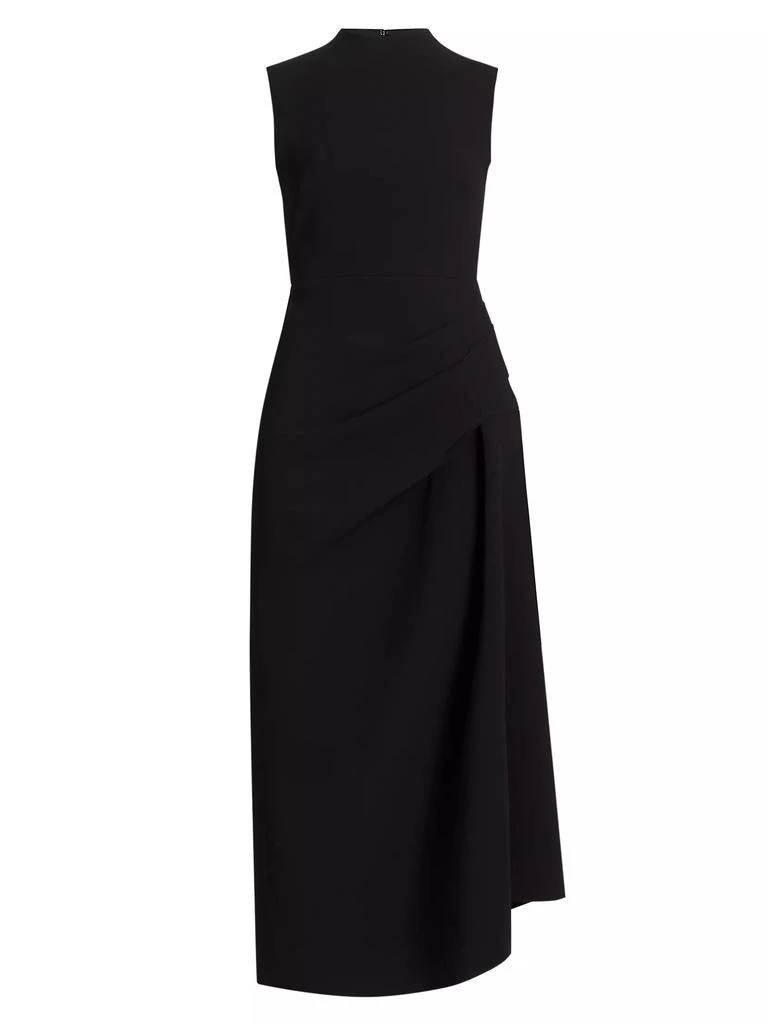 Acler Kempsey Crepe Draped Maxi Dress 1