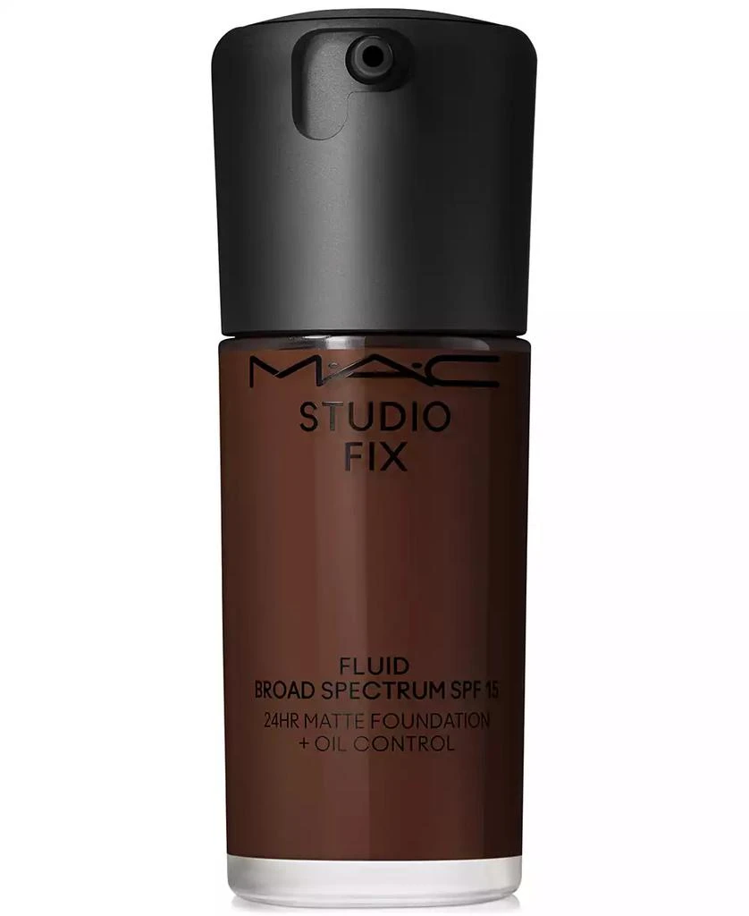 MAC Studio Fix Fluid SPF 15 24Hr Matte Foundation + Oil Control, 1 oz. 1