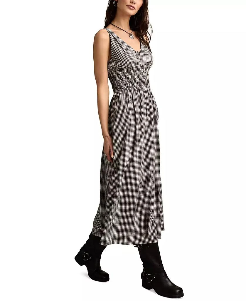 Shop Women's Cotton V-Neck Smocked-Waist Midi Dress on Sale at BeyondStyle   Get 61% Off Women's Cotton V-Neck Smocked-Waist Midi Dress with  Limited-Time Flash Deals, Exclusive Discounts, and Special Offers. Enjoy  Unbeatable