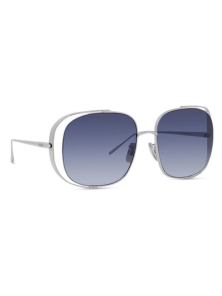 Loewe Signature 57MM Rectangular Sunglasses 8