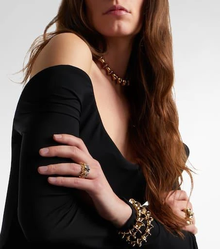 Jennifer Fisher Double Murphy gold-plated ring 3