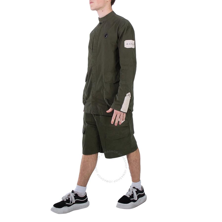 A-COLD-WALL* A-Cold-Wall Men's Dark Olive Ando Work Shirt