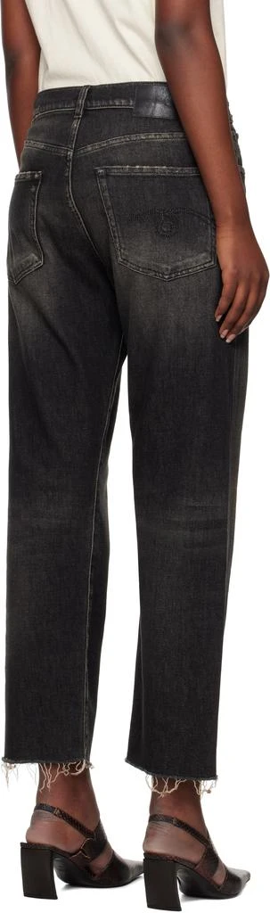R13 Black Straight-Leg Boyfriend Jeans 3