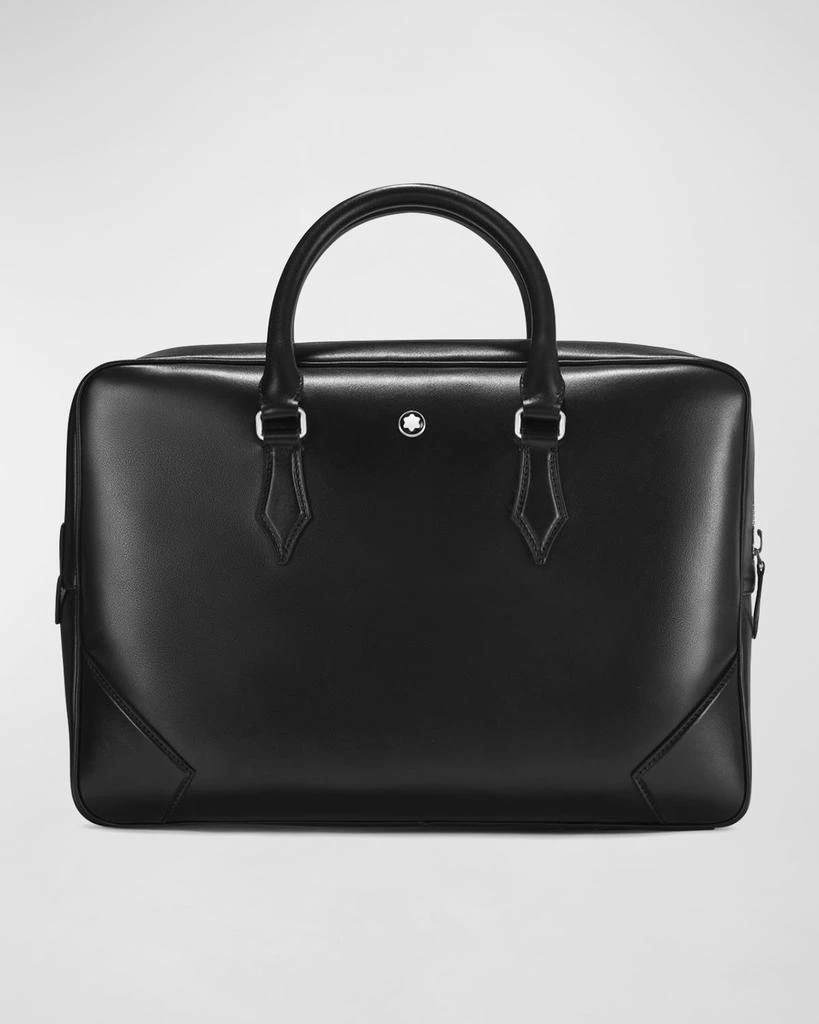 MontBlanc Men's Meisterstück Document Case Leather Briefcase Bag 4