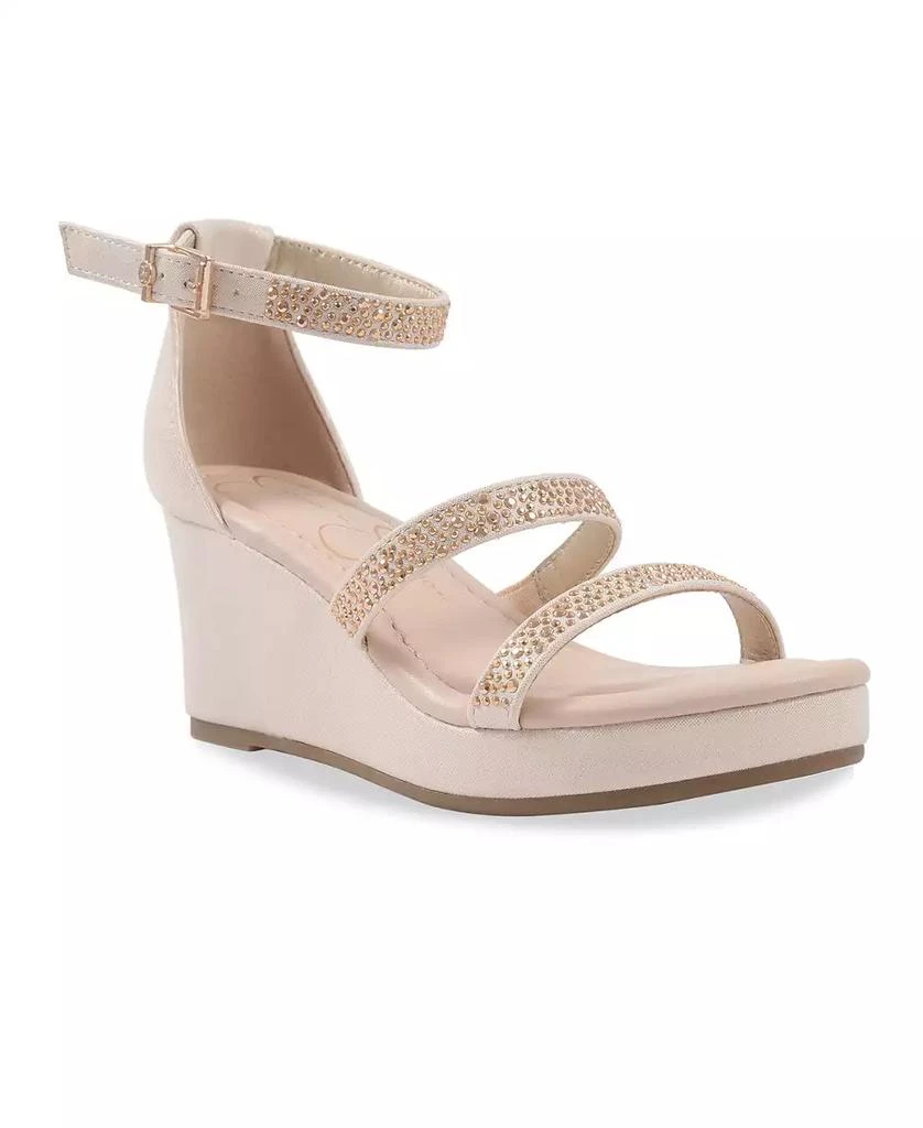 Jessica Simpson Little and Big Girls Asha Karli Dress Wedge Sandals 1