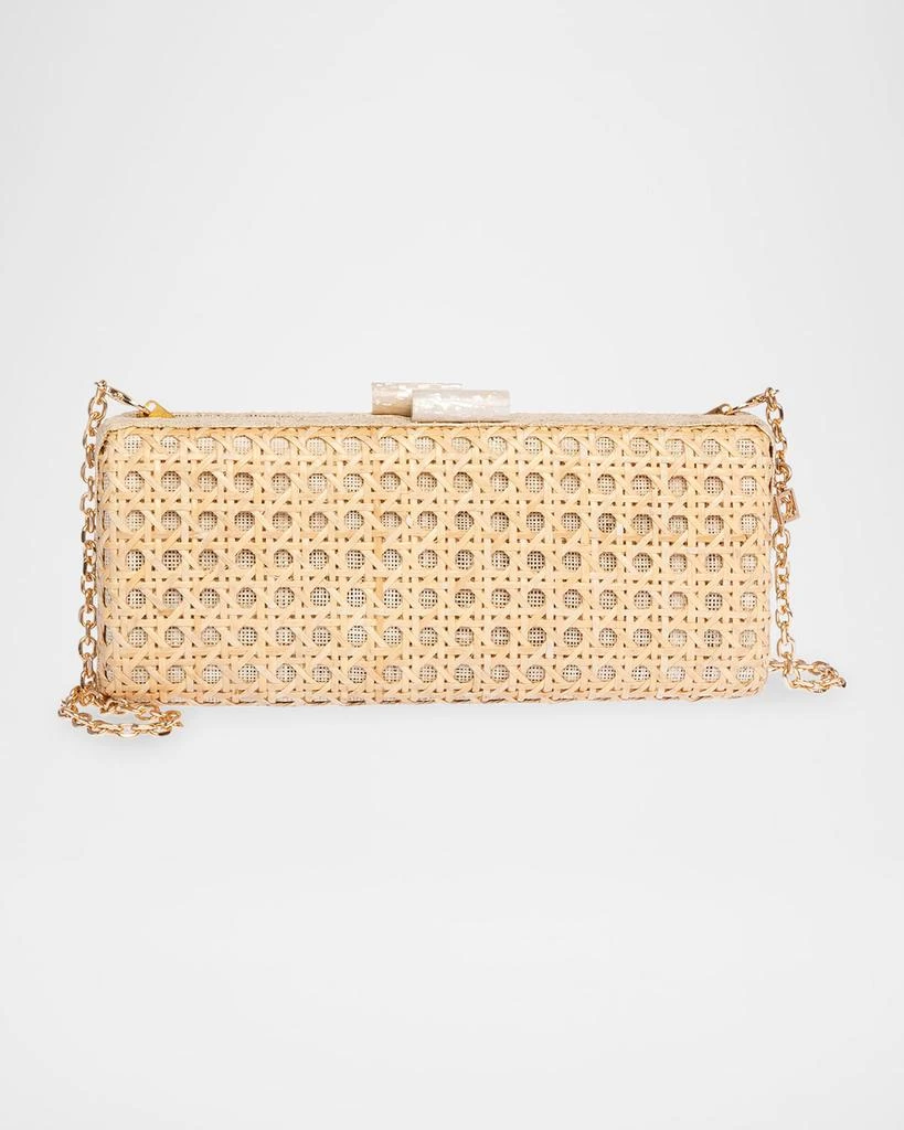 Rafe Alessandra Cutout Woven Long Clutch Bag 1