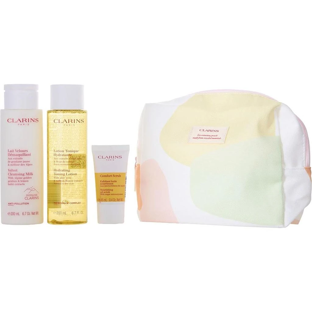 Clarins Skincare Gift Set with Bag for Womens 3 Piece 1