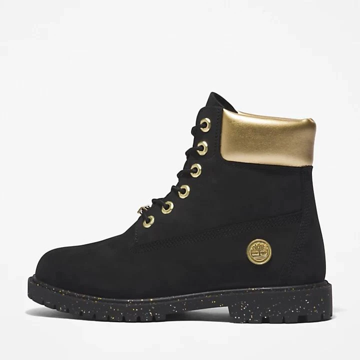 Timberland Timberland® Heritage 6 Inch Boot for Women in Black/Gold 8