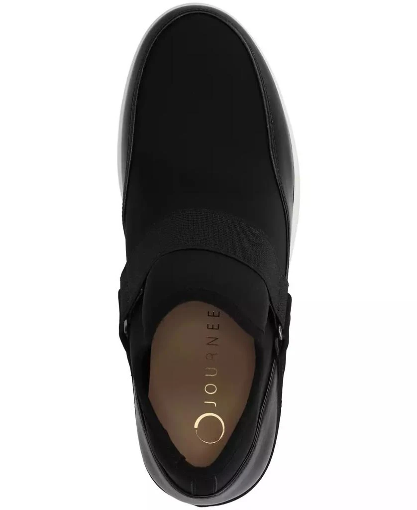 Journee Collection Women
s Damari Stretch Wedge Sneakers 4