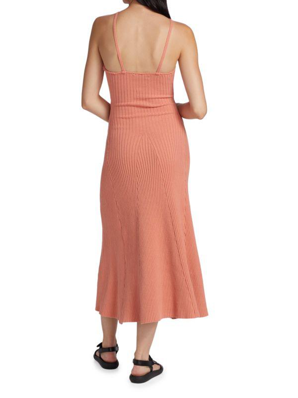 Anna Quan Galina Rib-Knit Midi-Dress