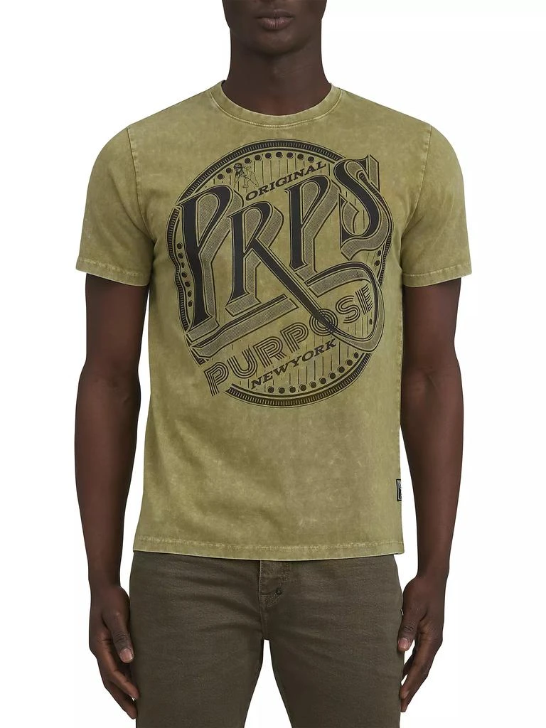 Prps Goods & Co Hardy Logo Cotton T-Shirt 1
