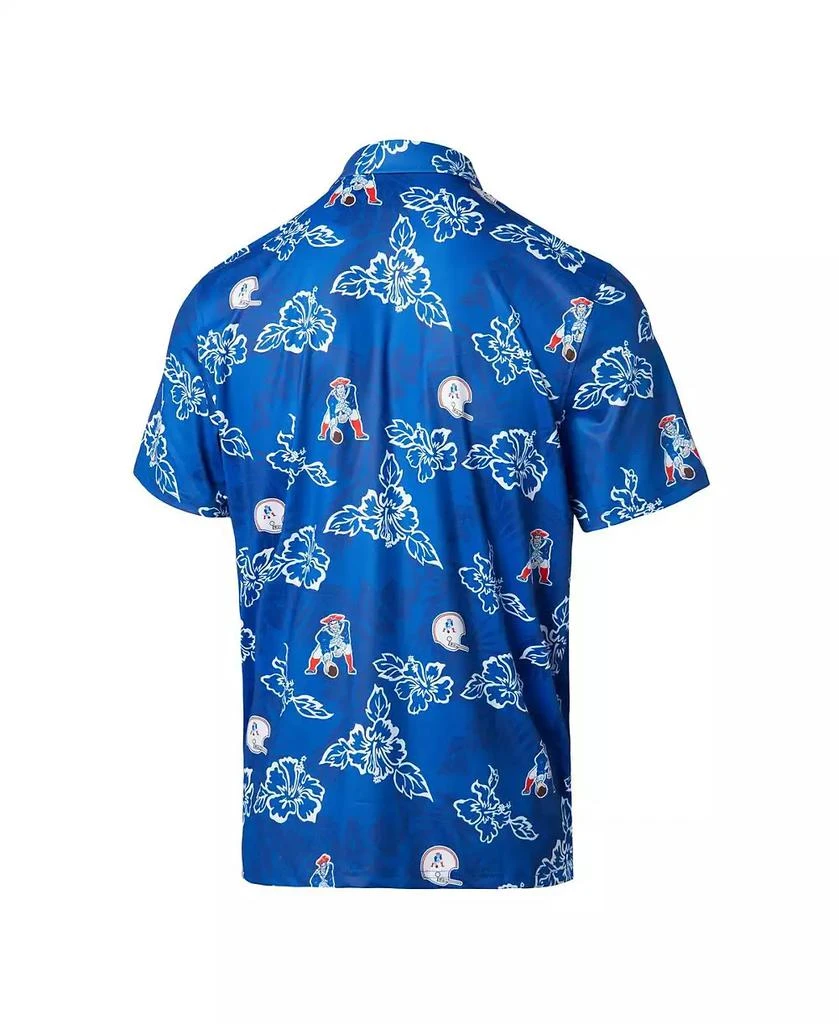 Reyn Spooner Men's Royal New England Patriots Throwback Pua Performance Polo Shirt 3
