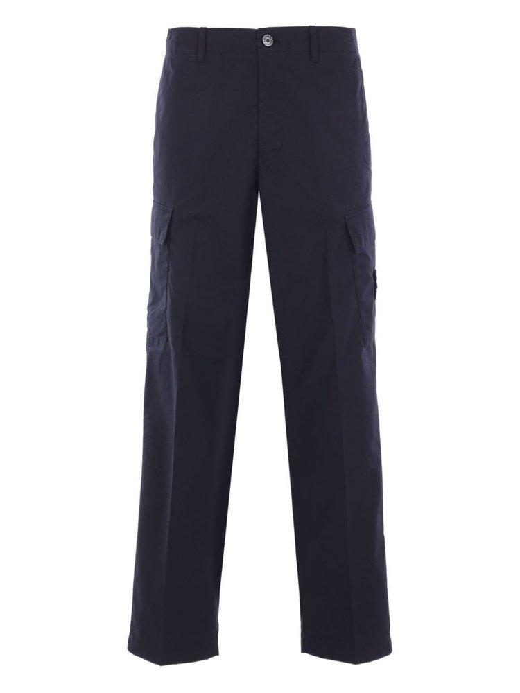 Stone Island Stone Island Marina Pleated Cotton Canvas Pant