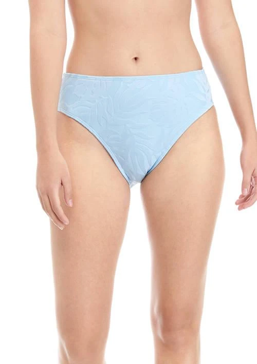 TRUE CRAFT Craft Tropical Leaf High Waist Swim Bottoms 1