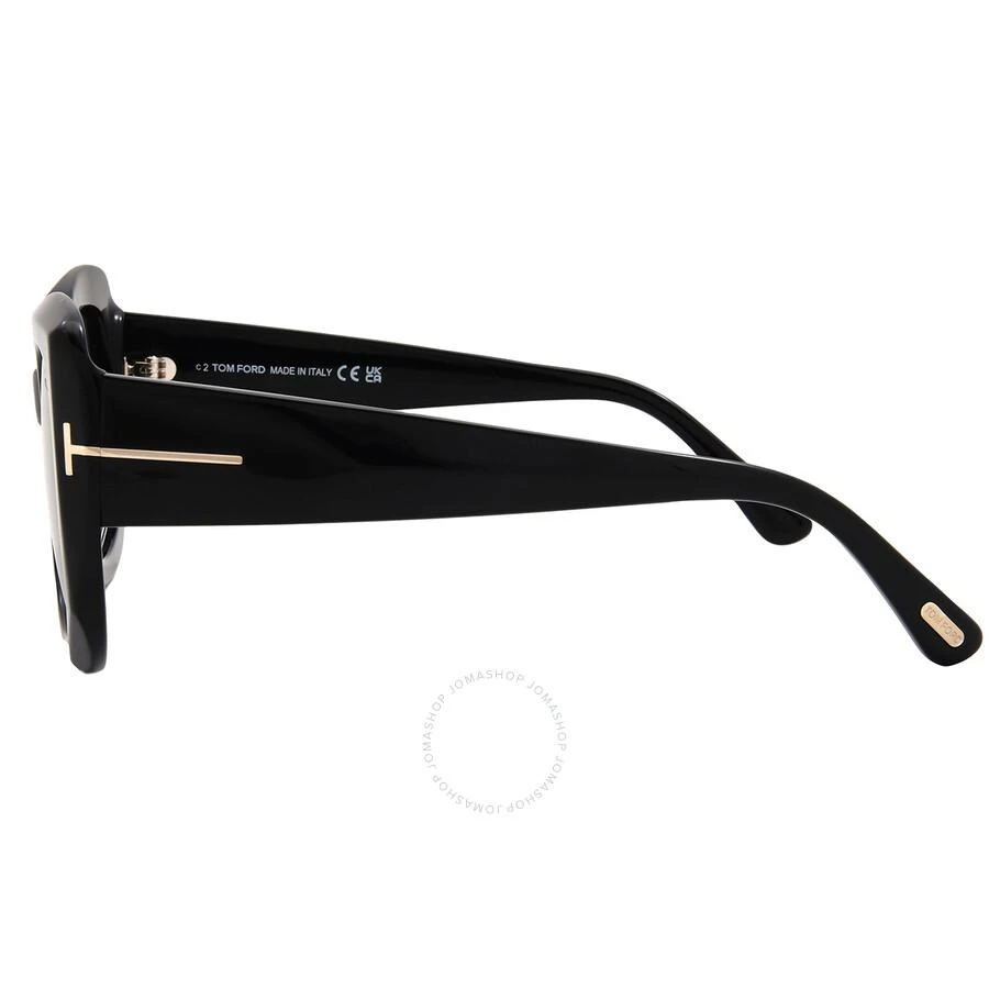 Tom Ford Carla Polarized Smoke Square Ladies Sunglasses FT1220 01D 52 3