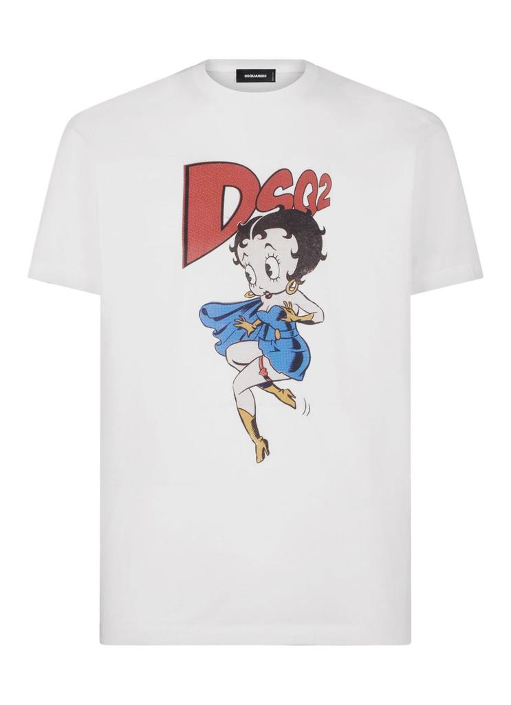 DSQUARED2 Tシャツ BETTY BOOP COOL FIT DSQUARED2 Betty Boop Cool Fit Tee - Compare Prices from 3+