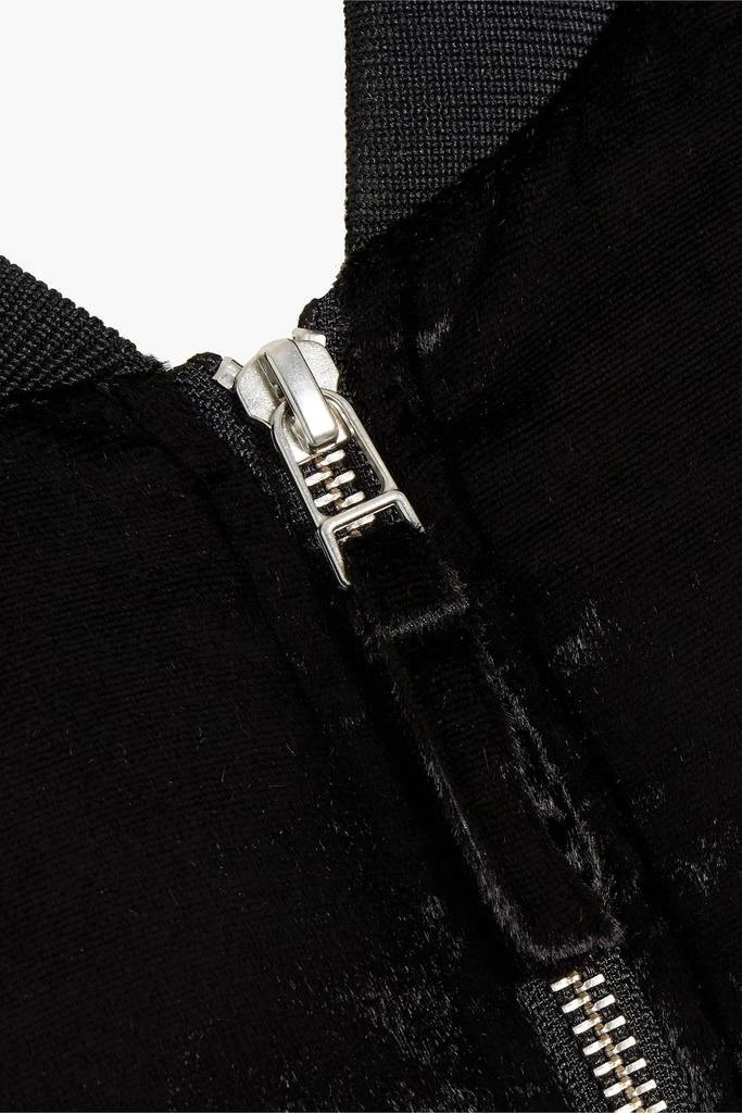 Loulou Studio Lafu oversized velvet bomber jacket 4