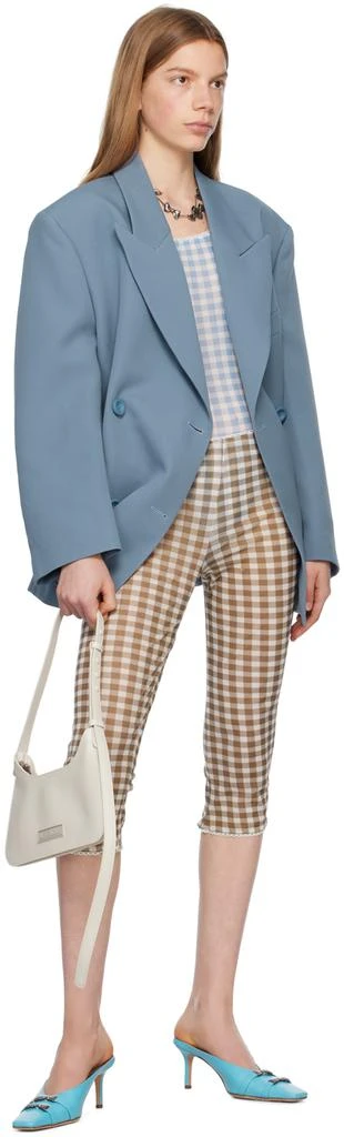 Acne Studios Blue Fitted Bodysuit 5