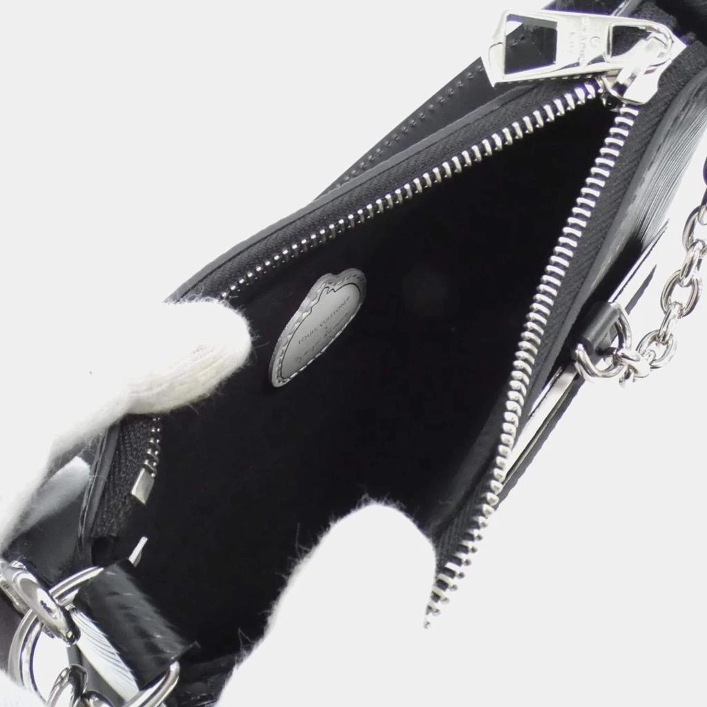 Louis Vuitton Louis Vuitton Marellini Black Leather Shoulder Bag 5