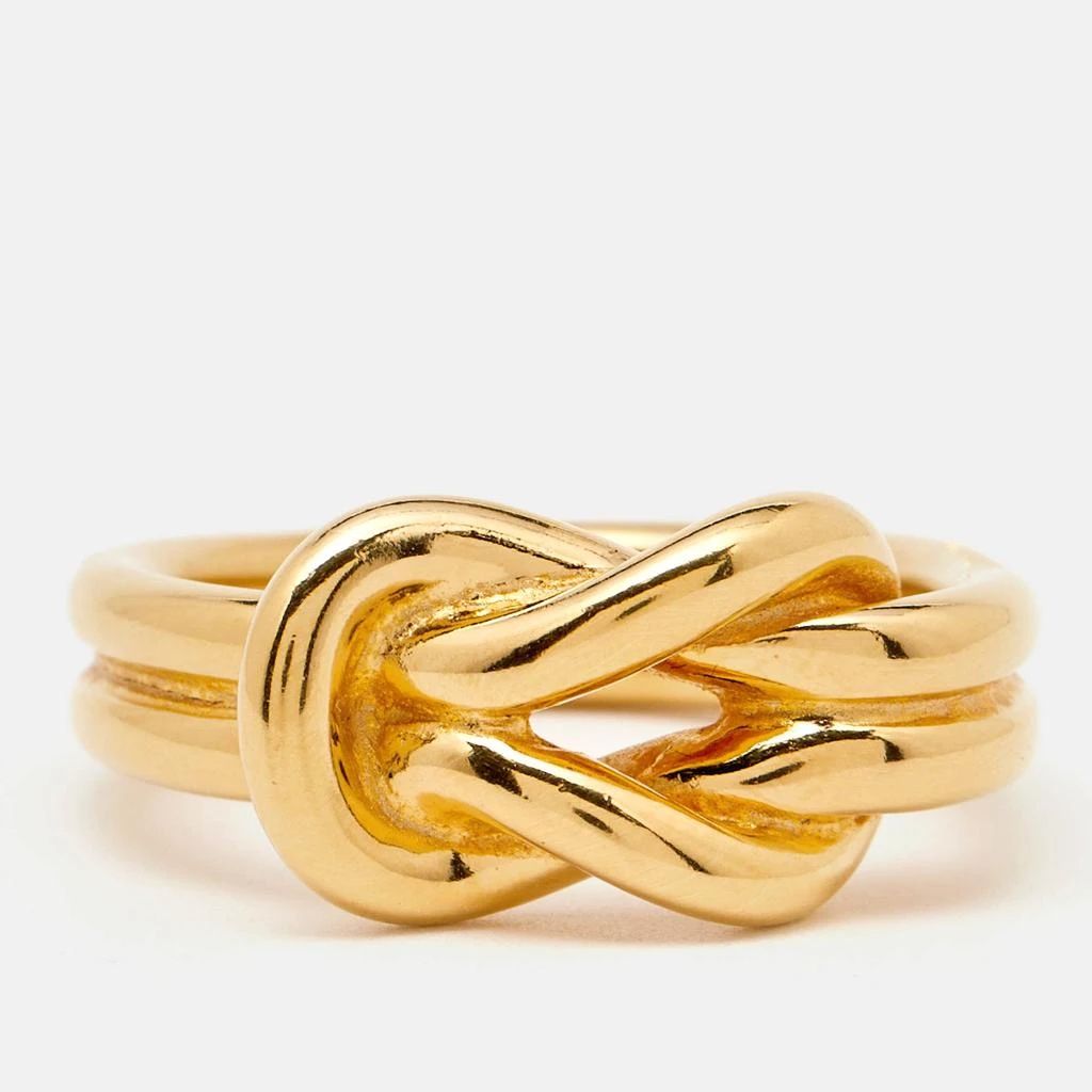 Hermes Hermes Gold Tone Scarf Ring 2
