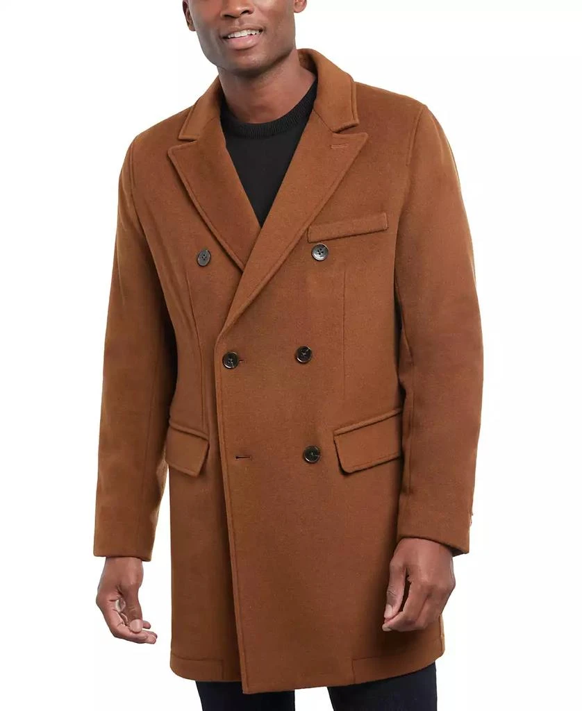 Michael Kors Men's Lunel Wool Blend Double-Breasted Overcoat 3