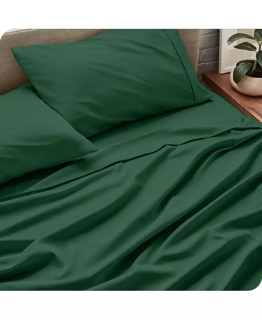 Bare Home Ultra-Soft Double Brushed Sheet Set 4