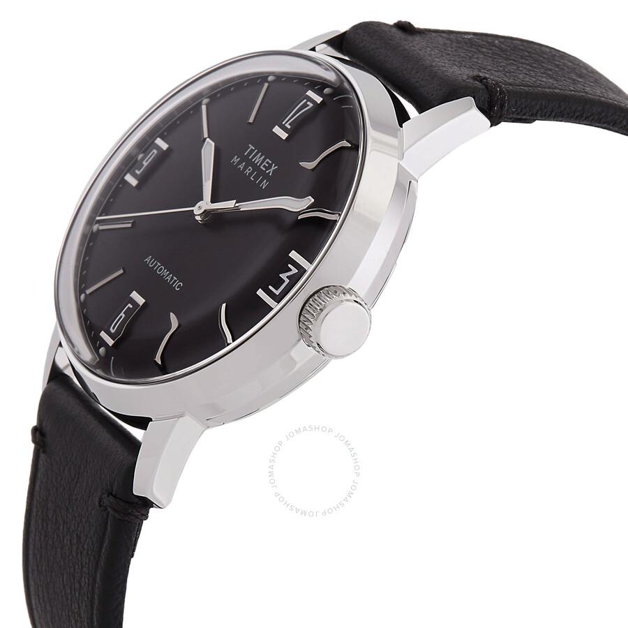 Timex Marlin Automatic Black Dial Men's Watch TW2W59700