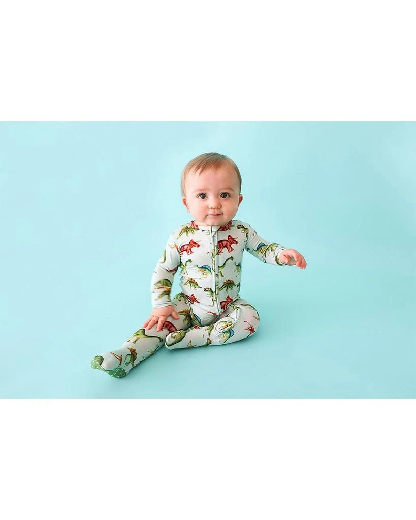 Posh Peanut Boys' Buddy Dinosaur Footie - Baby 2