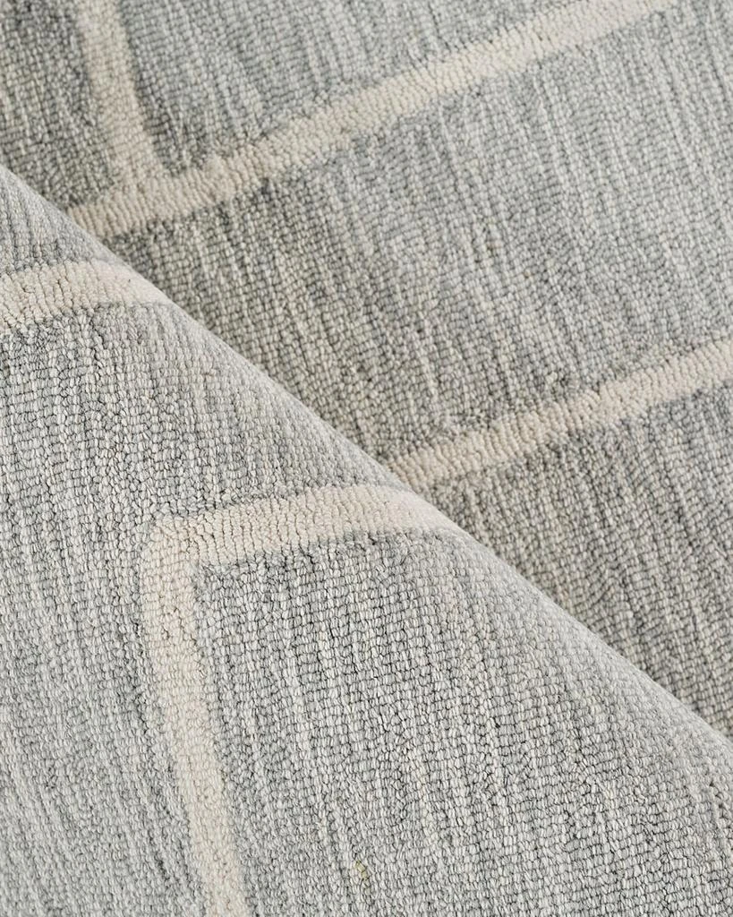 Exquisite Rugs Tangiers Hand-Tufted Blue/Ivory Rug, 5' x 8' 4