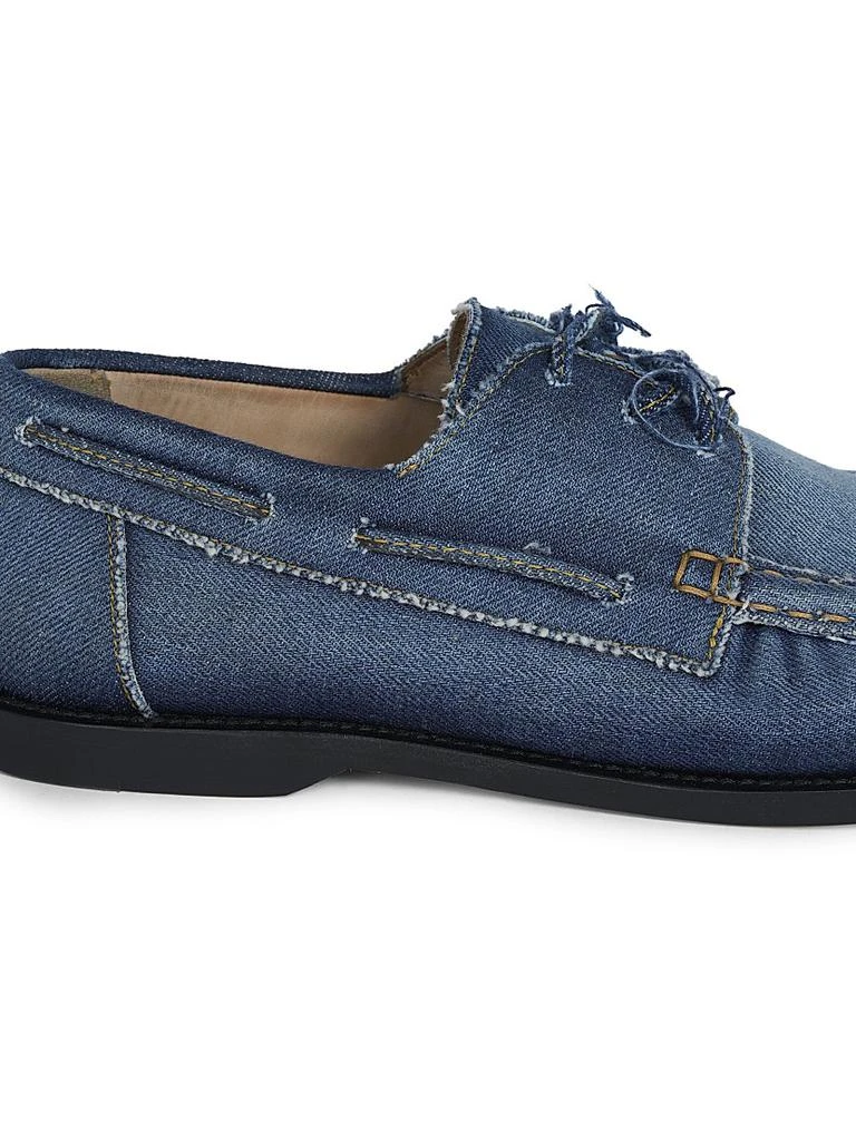 Loewe Campo Denim-Inspired Boat Shoes 5