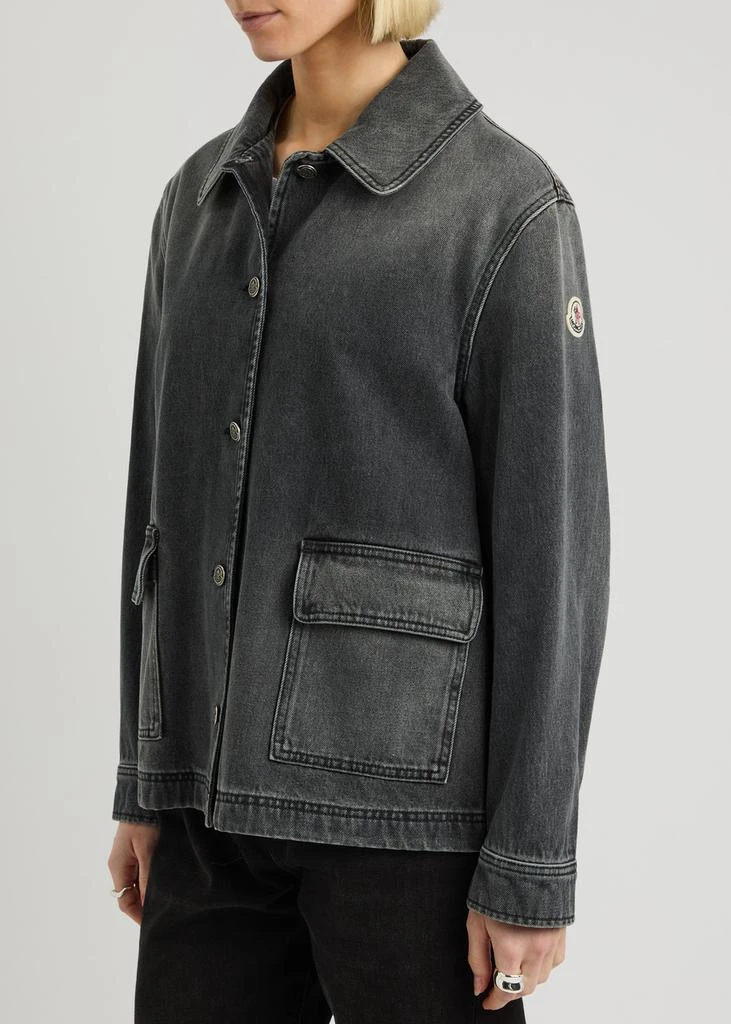 Moncler Faded denim jacket 2