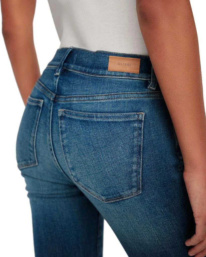 DL1961 Mara Straight Mid Rise Instasculpt™ Ankle Jeans in Hulton Cuffed 6