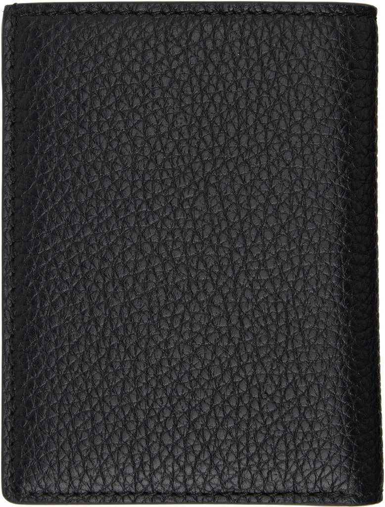 Tom Ford Black Grain Leather Folding Card Holder 2