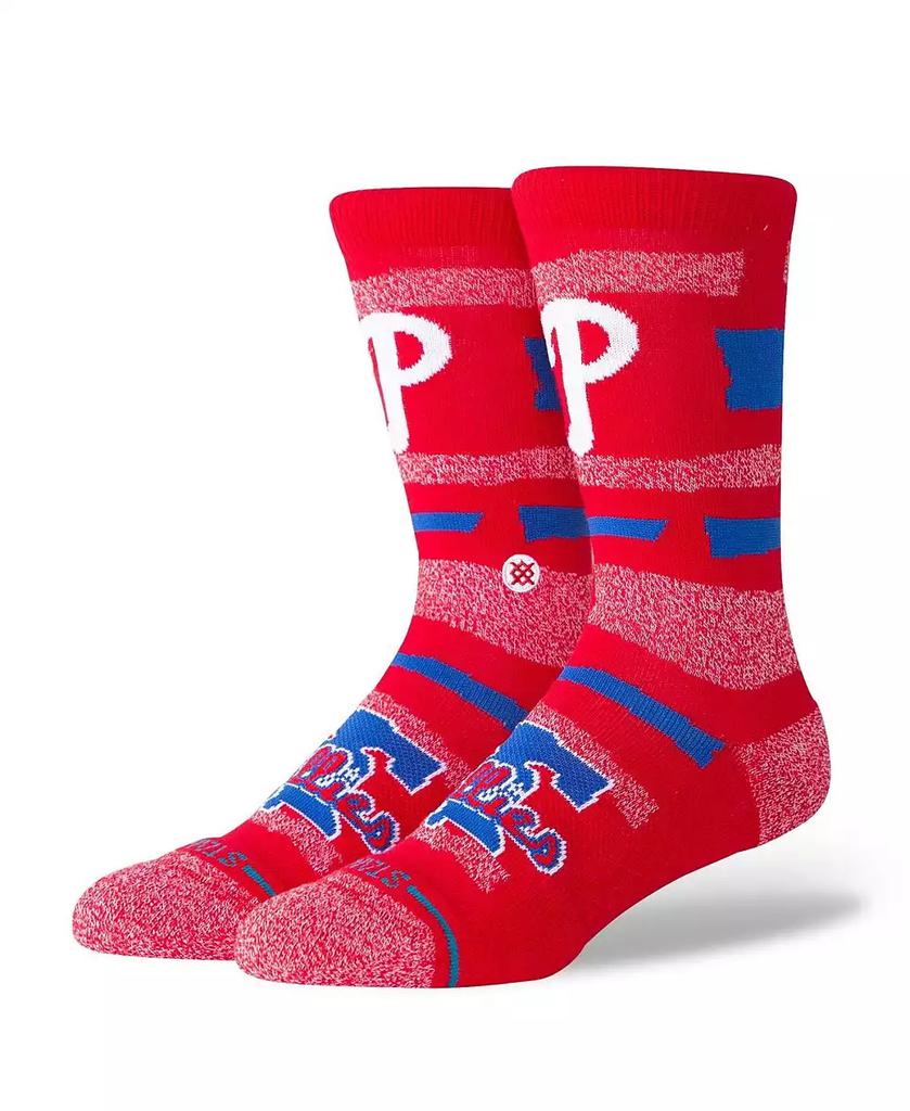 Stance Men's and Women's Philadelphia Phillies Squeeze Tri-Blend Knit Crew Socks