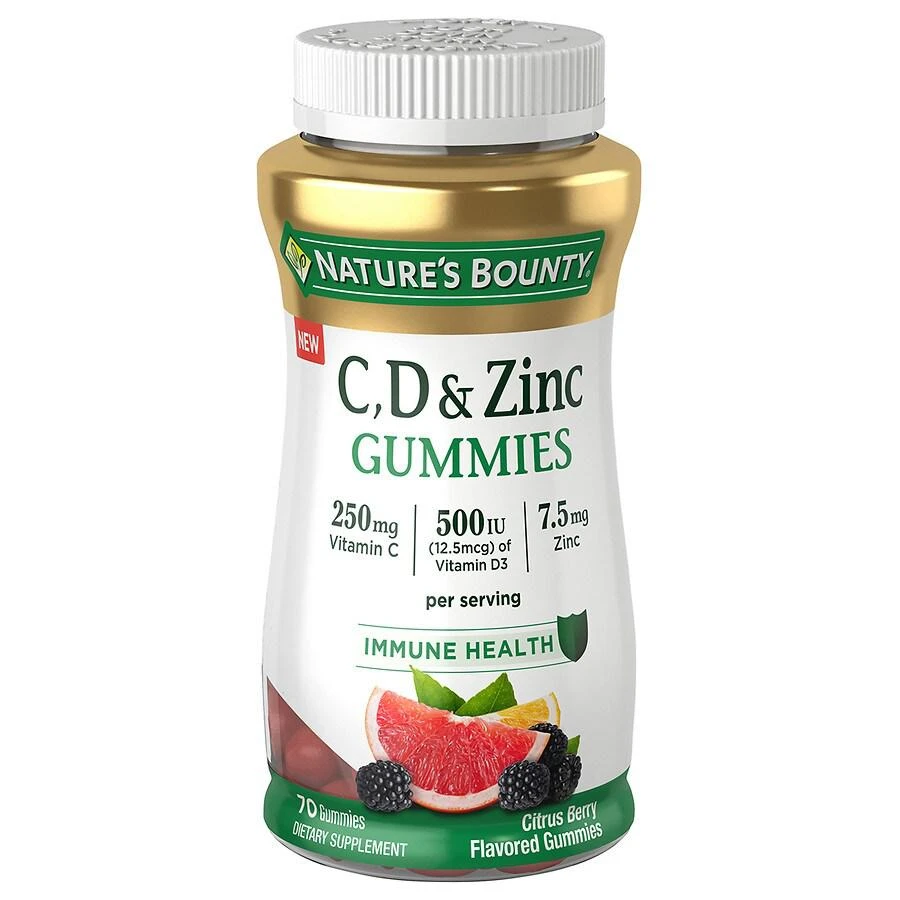 Nature's Bounty C, D & Zinc Gummies 1