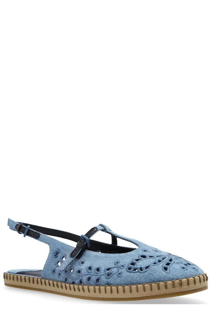 Jimmy Choo Jimmy Choo Amiee Slingback Flat Shoes 2