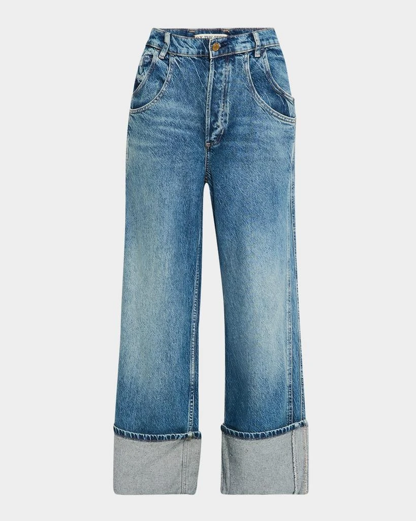 Free People We The Free Final Countdown Cuffed Low-Rise Jeans 1