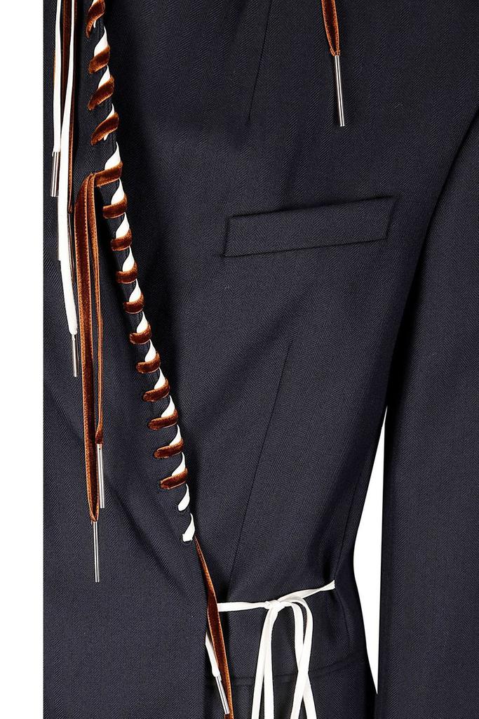 Shop Dries Van Noten Tie-Fastened Tailored Blazer on Sale at