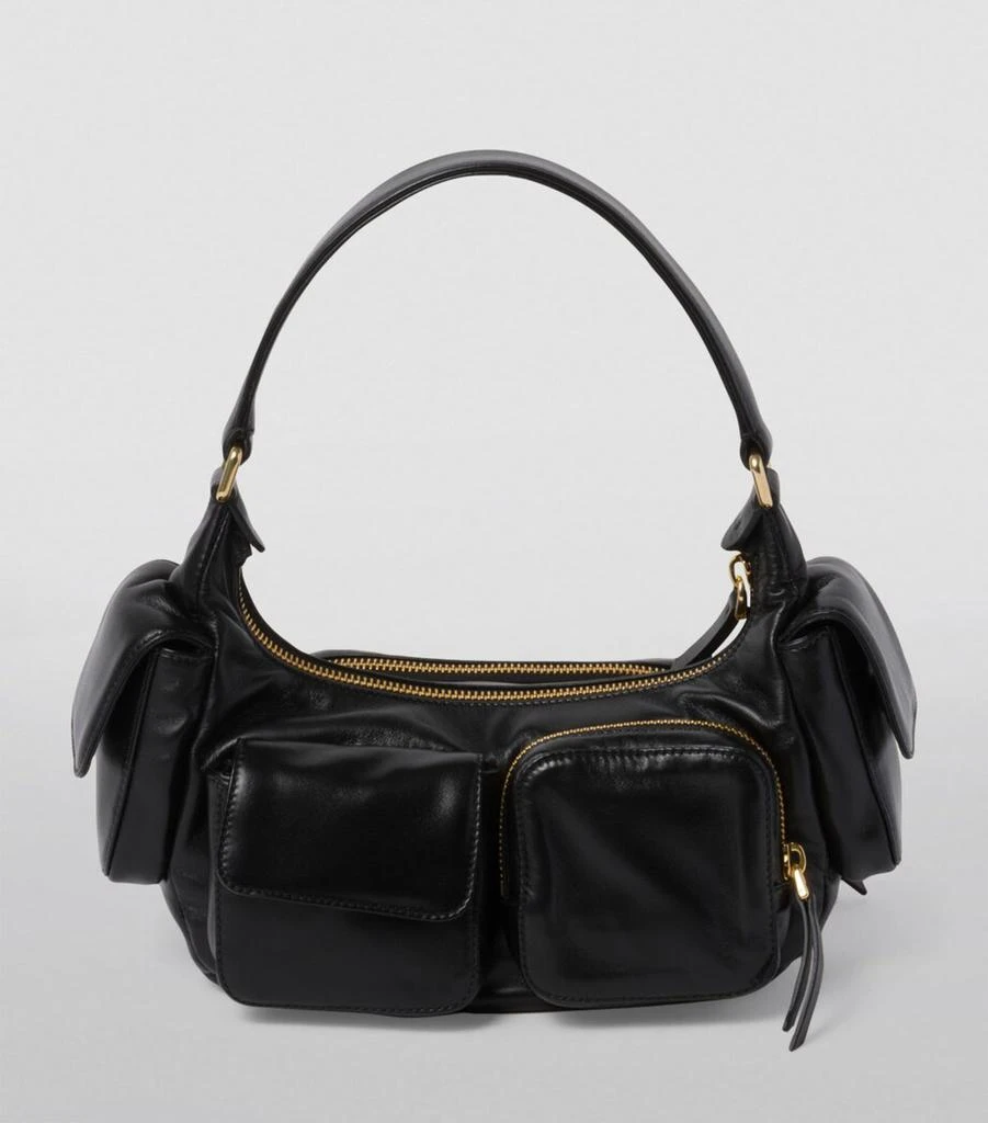 Miu Miu Leather Pocket Shoulder Bag 3