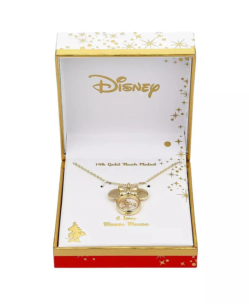 Disney Cubic Zirconia Minnie Mouse Love Shaker Pendant Necklace