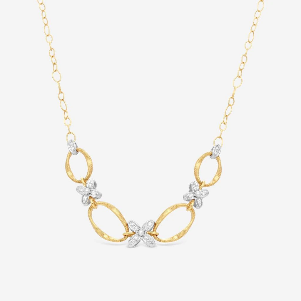Marco Bicego Marco Bicego Marrakech Onde 18K Yellow Gold & White Gold Diamond Necklace CG829_B3_YW_M5 1
